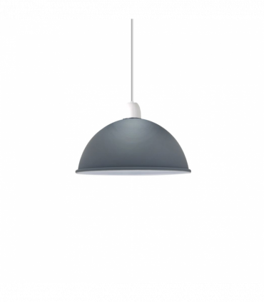 Vintage Grey Industrial Easy Fit Dome Shaped Lamp Shade Ceiling, Pendant, Wall Light Metal E27 Light Fitting 60W
