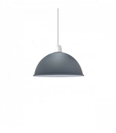 Vintage Grey Industrial Easy Fit Dome Shaped Lamp Shade Ceiling, Pendant, Wall Light Metal E27 Light Fitting 60W