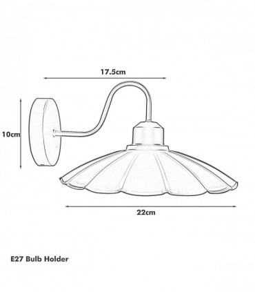 Vintage Industrial Antique Brass Wall Sconces Metal Indoor Light Fitting