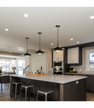 Vintage Industrial Black  E27 Ceiling Hanging Light Shade Loft Style Metal Ceiling Pendant Lamp