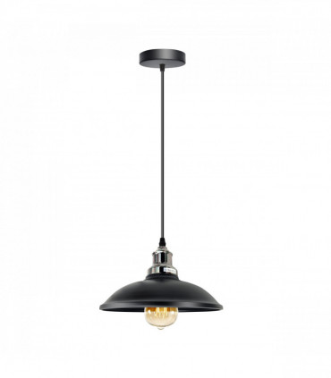 Vintage Industrial Black  E27 Ceiling Hanging Light Shade Loft Style Metal Ceiling Pendant Lamp