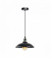 Vintage Industrial Black  E27 Ceiling Hanging Light Shade Loft Style Metal Ceiling Pendant Lamp