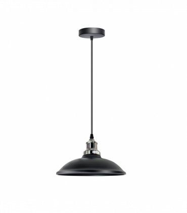 Vintage Industrial Black  E27 Ceiling Hanging Light Shade Loft Style Metal Ceiling Pendant Lamp