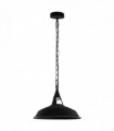 Vintage Industrial Black inner white Metal Ceiling Lamp Pendant Lights UK E27