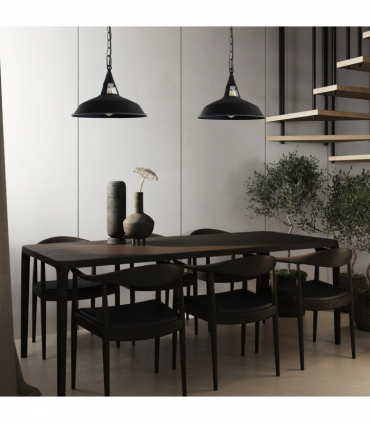 Vintage Industrial Black inner white Metal Ceiling Lamp Pendant Lights UK E27