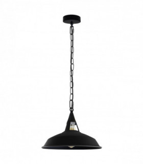Vintage Industrial Black inner white Metal Ceiling Lamp Pendant Lights UK E28