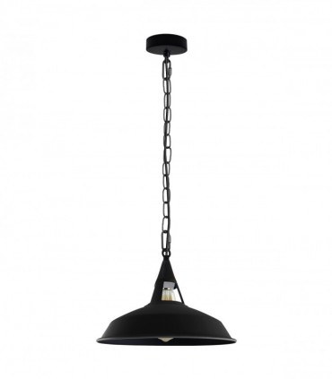 Vintage Industrial Black inner white Metal Ceiling Lamp Pendant Lights UK E28