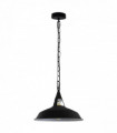 Vintage Industrial Black white Metal Ceiling Lamp Pendant Lights UK E27