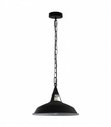 Vintage Industrial Black white Metal Ceiling Lamp Pendant Lights UK E27