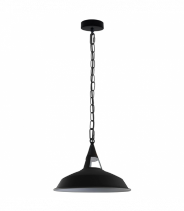 Vintage Industrial Black white Metal Ceiling Lamp Pendant Lights UK E27