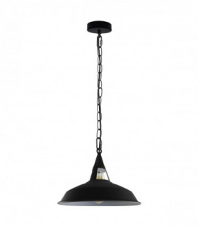 Vintage Industrial Black white Metal Ceiling Lamp Pendant Lights UK E28
