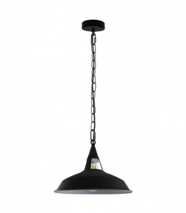 Vintage Industrial Black white Metal Ceiling Lamp Pendant Lights UK E28