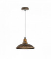 Vintage Industrial Brushed copper E27 Ceiling Hanging Light  Shade Loft Style Metal Ceiling Pendant Lamp