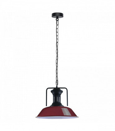 Vintage Industrial Burgundy Ceiling Pendant Light Shade Hanging Lamp Light