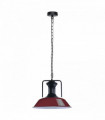 Vintage Industrial Burgundy Ceiling Pendant Light Shade Hanging Lamp Light