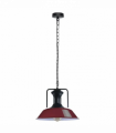Vintage Industrial Burgundy Ceiling Pendant Light Shade Hanging Lamp Light