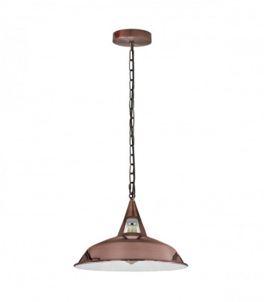 Vintage Industrial Copper Metal Ceiling Lamp Shade Pendant Lights, UK E28