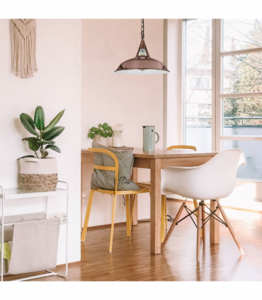 Vintage Industrial Copper Metal Ceiling Lamp Shade Pendant Lights, UK E28