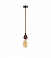 Vintage Industrial Copper Pendant Light Fitting, lampshade Holder Fitting  Set with 2m Cable.