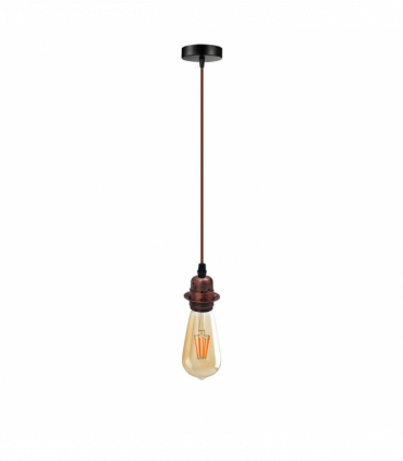 Vintage Industrial Copper Pendant Light Fitting, lampshade Holder Fitting  Set with 2m Cable.