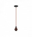 Vintage Industrial Copper Pendant Light Fitting, lampshade Holder Fitting  Set with 2m Cable.