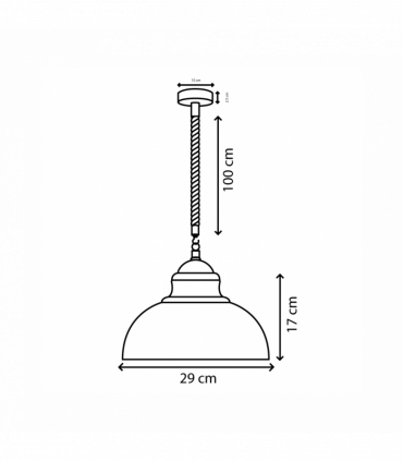 Vintage Industrial Curvy Metal Ceiling Pendant Lamp Lighting E27 Edison