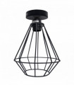 Vintage Industrial Geometric Diamond Shaped  E27 Light Fitting 60W Lighting Bulb Holder