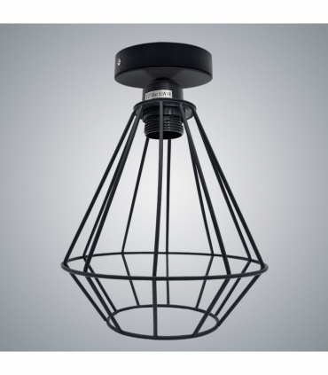 Vintage Industrial Geometric Diamond Shaped  E27 Light Fitting 60W Lighting Bulb Holder