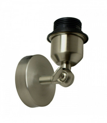 Vintage Industrial Indoor Lamp Holder Flush Mount Adjustable Wall Sconce Light Multi Room