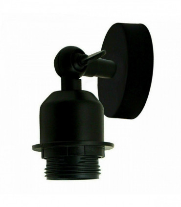 Vintage Industrial Indoor Lamp Holder Flush Mount Adjustable Wall Sconce Light Multi Room