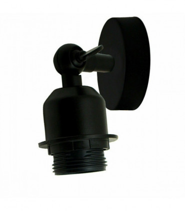 Vintage Industrial Indoor Lamp Holder Flush Mount Adjustable Wall Sconce Light Multi Room