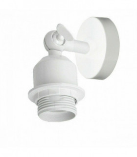 Vintage Industrial Indoor Lamp Holder Flush Mount Adjustable Wall Sconce Light Multi Room