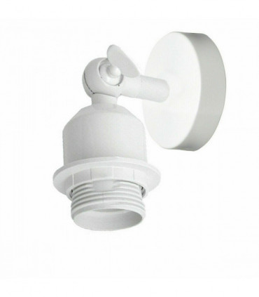 Vintage Industrial Indoor Lamp Holder Flush Mount Adjustable Wall Sconce Light Multi Room