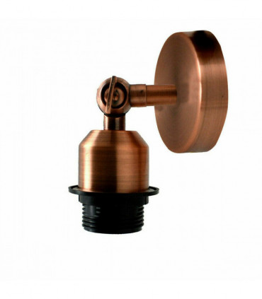 Vintage Industrial Indoor Lamp Holder Flush Mount Adjustable Wall Sconce Light Multi Room