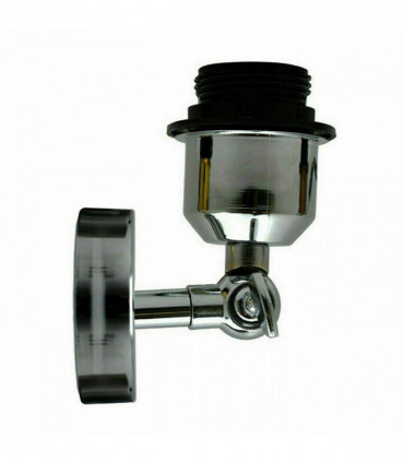 Vintage Industrial Indoor Lamp Holder Flush Mount Adjustable Wall Sconce Light Multi Room