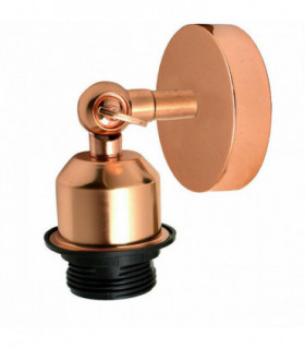 Vintage Industrial Indoor Lamp Holder Flush Mount Adjustable Wall Sconce Light Multi Room