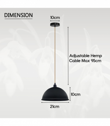 Vintage Industrial Lights Ceiling Chandelier  E27 Pendant Light Lamp Fixture