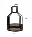 Vintage Industrial Metal Wire Cage Wall Lamp Guard Retro Light Shade Protection~1280