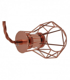 Vintage Industrial Metal Wire Cage Wall Lamp Guard Retro Light Shade Protection~1280