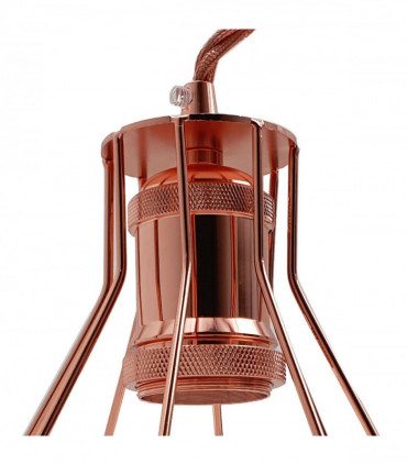 Vintage Industrial Metal Wire Cage Wall Lamp Guard Retro Light Shade Protection~1280