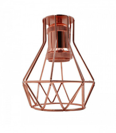 Vintage Industrial Metal Wire Cage Wall Lamp Guard Retro Light Shade Protection~1280