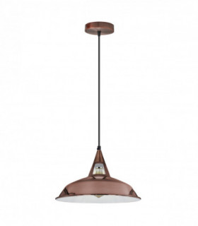Vintage Industrial Retro Copper Metal Ceiling Pendant Lights , UK E27 Holder