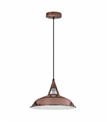 Vintage Industrial Retro Copper Metal Ceiling Pendant Lights , UK E27 Holder