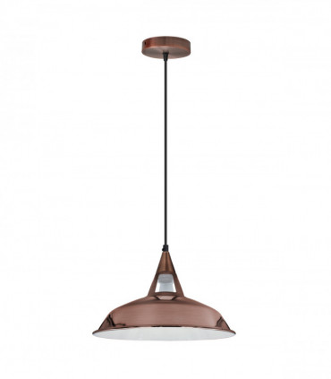 Vintage Industrial Retro Copper Metal Ceiling Pendant Lights , UK E27 Holder