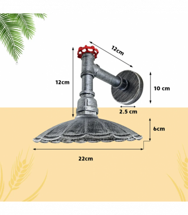 Vintage Industrial Retro Wall Shade Water Lighting E27 60W Kitchen Restaurant