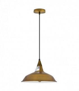 Vintage Industrial RetroYellow Brass Metal Ceiling Pendant Lights UK E27 Holder