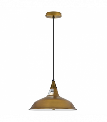 Vintage Industrial RetroYellow Brass Metal Ceiling Pendant Lights UK E27 Holder