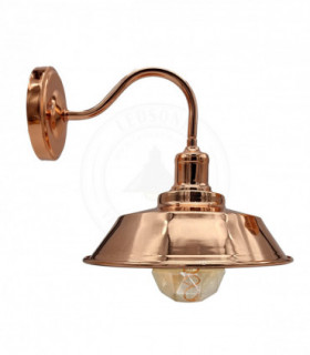 Vintage Industrial Rose Gold Retro Wall light Sturdy Metal Lamp Shade Lights Classic Style Electroplated Finish E27 lamp