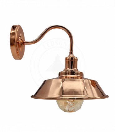 Vintage Industrial Rose Gold Retro Wall light Sturdy Metal Lamp Shade Lights Classic Style Electroplated Finish E27 lamp