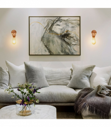 Vintage Industrial Rose Gold Retro Wall light Sturdy Metal Lamp Shade Lights Classic Style Electroplated Finish E27 lamp